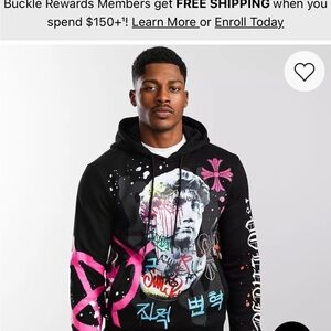 Smoke rise hoodie M